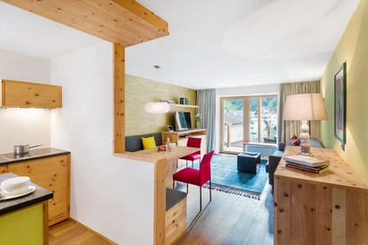 Living area | Wildkar SummitSuite | 60 m2 | 2-4 people | 5* DasPosthotel