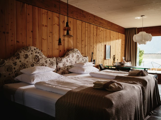 Living-sleeping area | Maximilian SkyLoft | 50 m2 | 2 people | 5* DasPosthotel